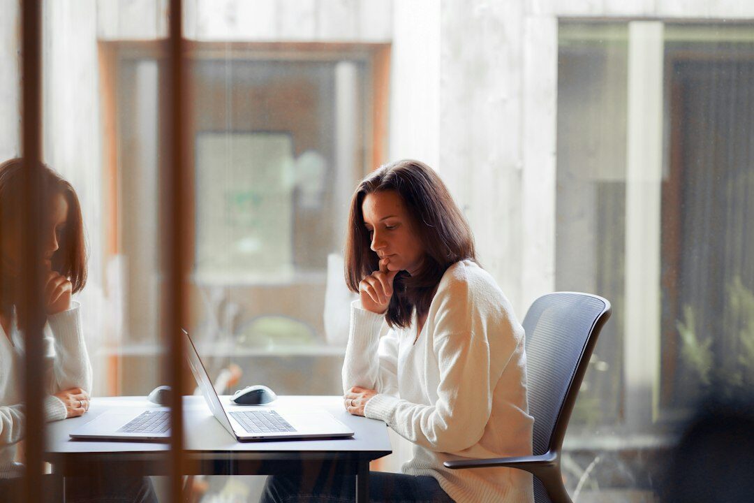 woman listening in meeting