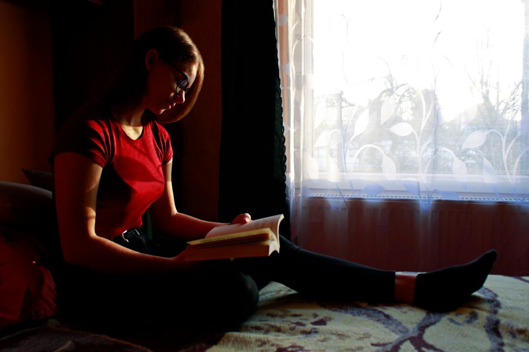 woman journaling at home